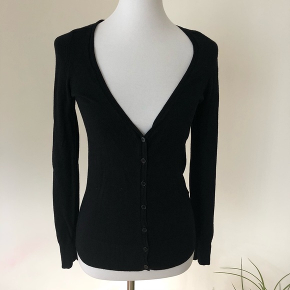 Bershka Knitwear Black Cardigan. 28 Medium - Picture 3 of 6